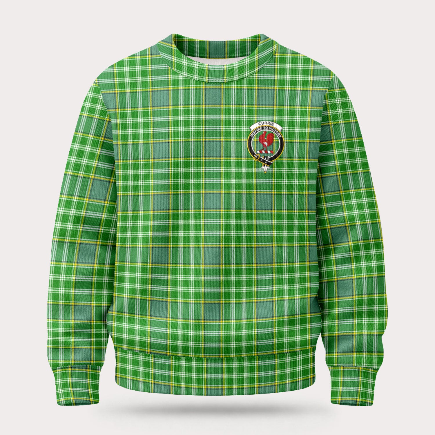 Currie Tartan Crest Sweater