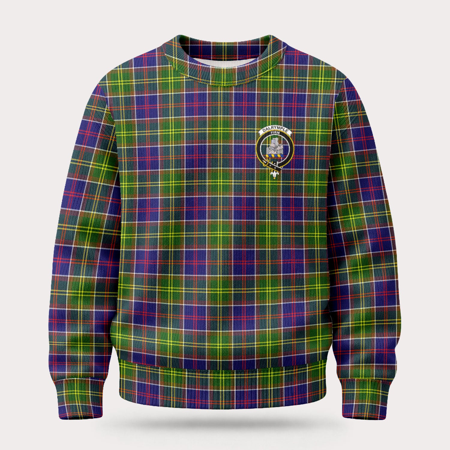 Dalrymple Tartan Crest Sweater