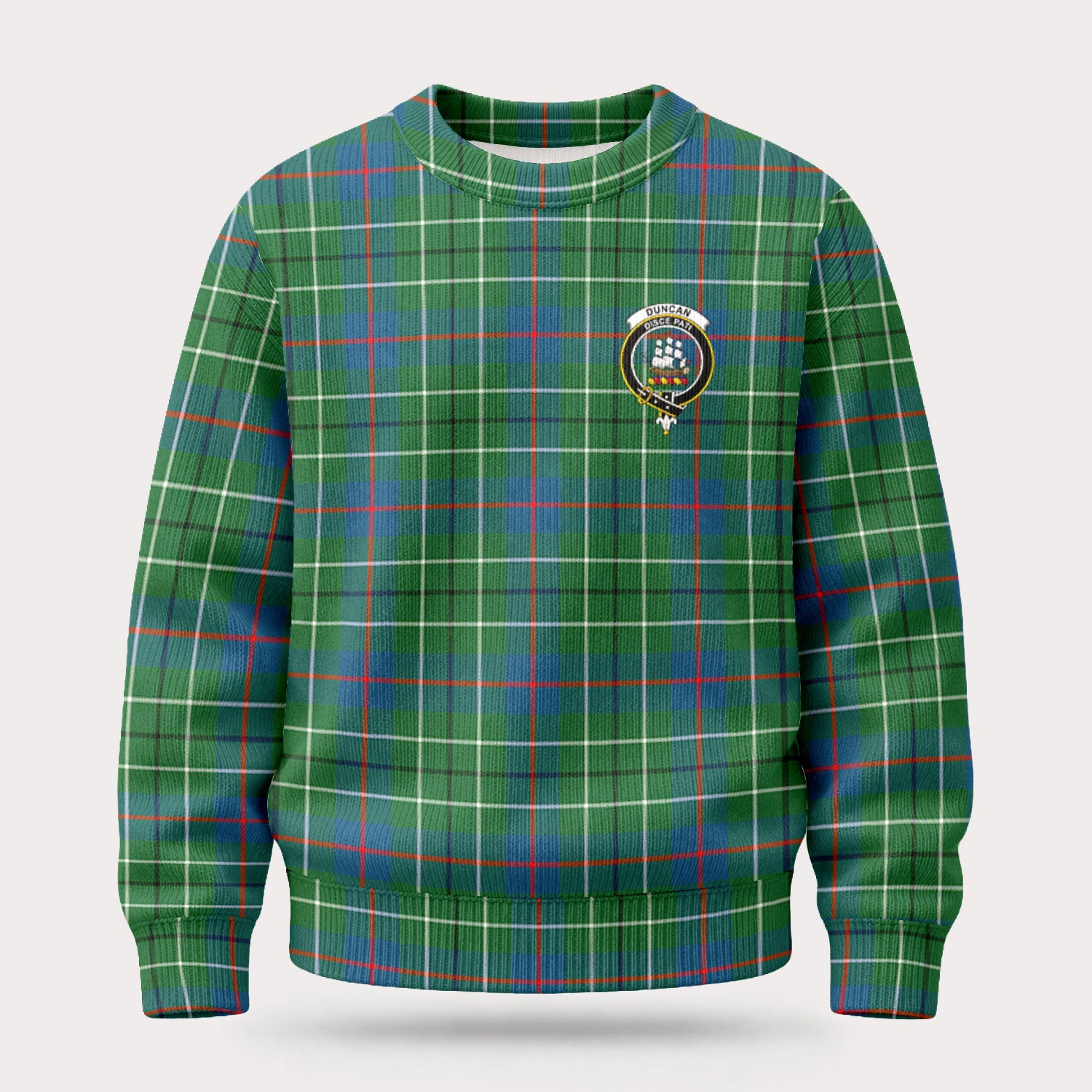 Duncan Ancient Tartan Crest Sweater