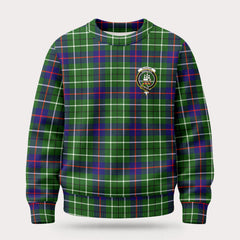 Duncan Modern Tartan Crest Sweater