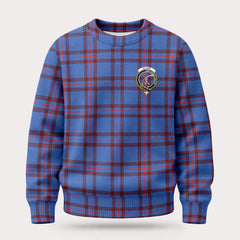 Elliot Modern Tartan Crest Sweater