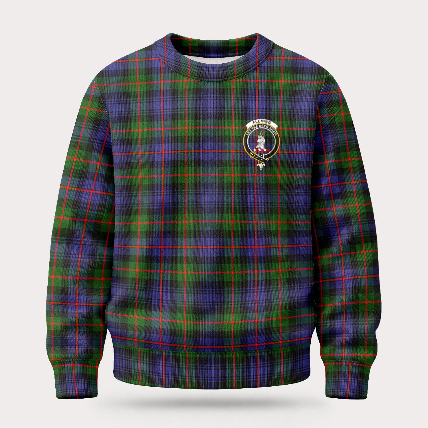 Fleming Tartan Crest Sweater