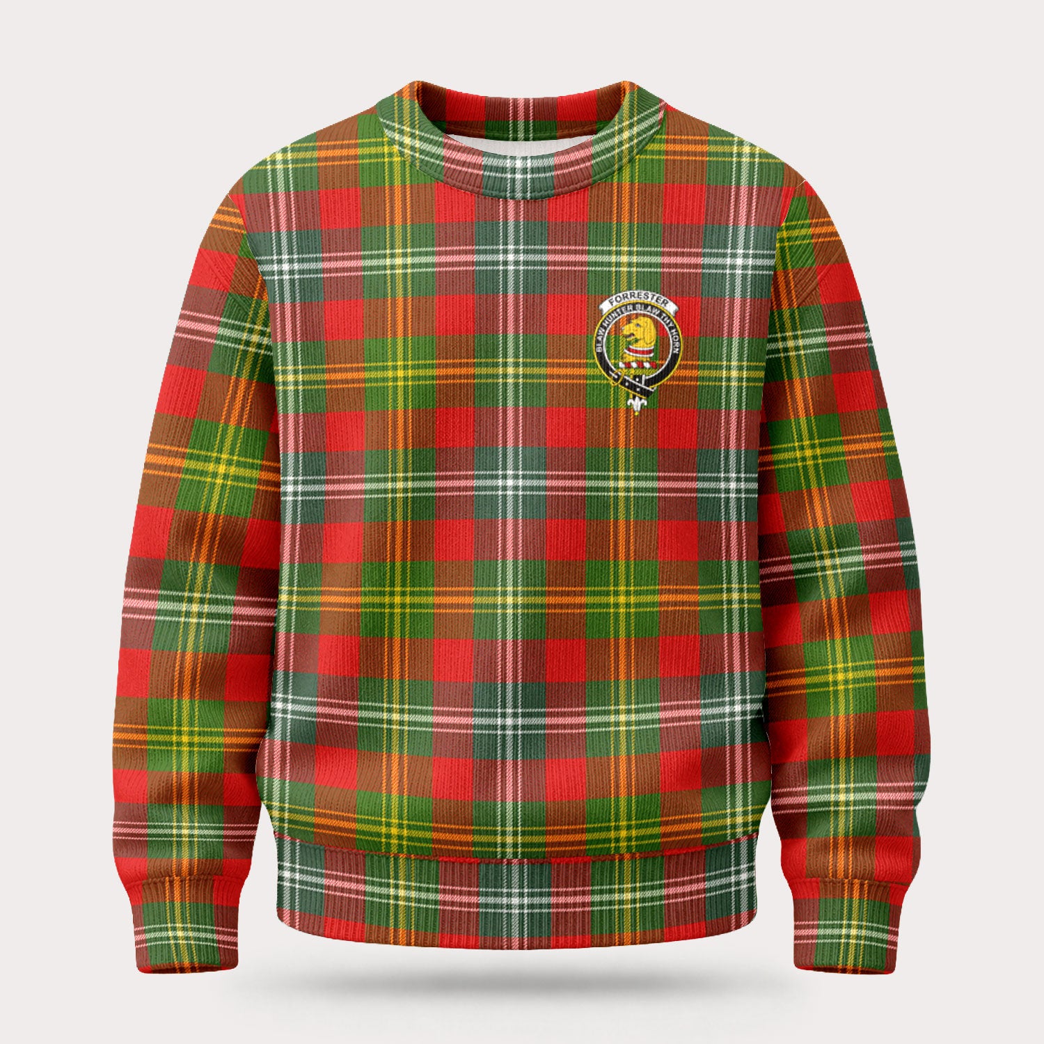 Forrester Tartan Crest Sweater