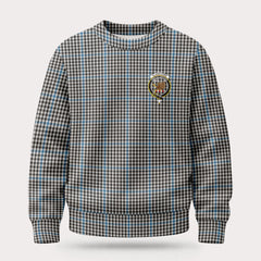 Gladstone Tartan Crest Sweater
