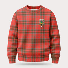 Grant Weathered  Tartan Crest Sweater