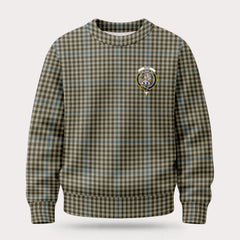 Haig Check Tartan Crest Sweater