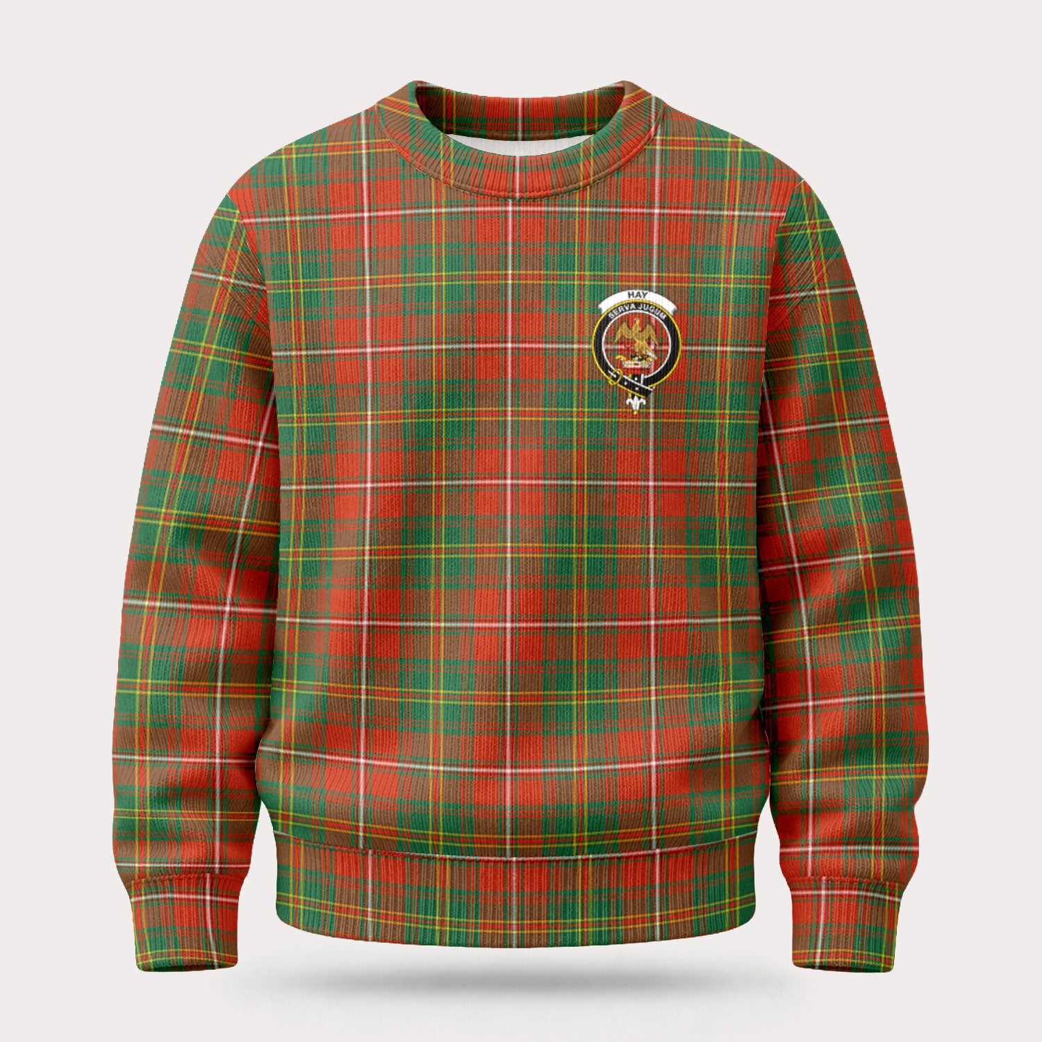 Hay Ancient Tartan Crest Sweater