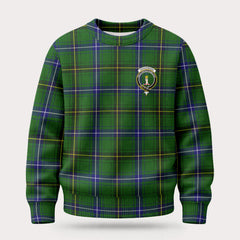 Henderson Modern Tartan Crest Sweater