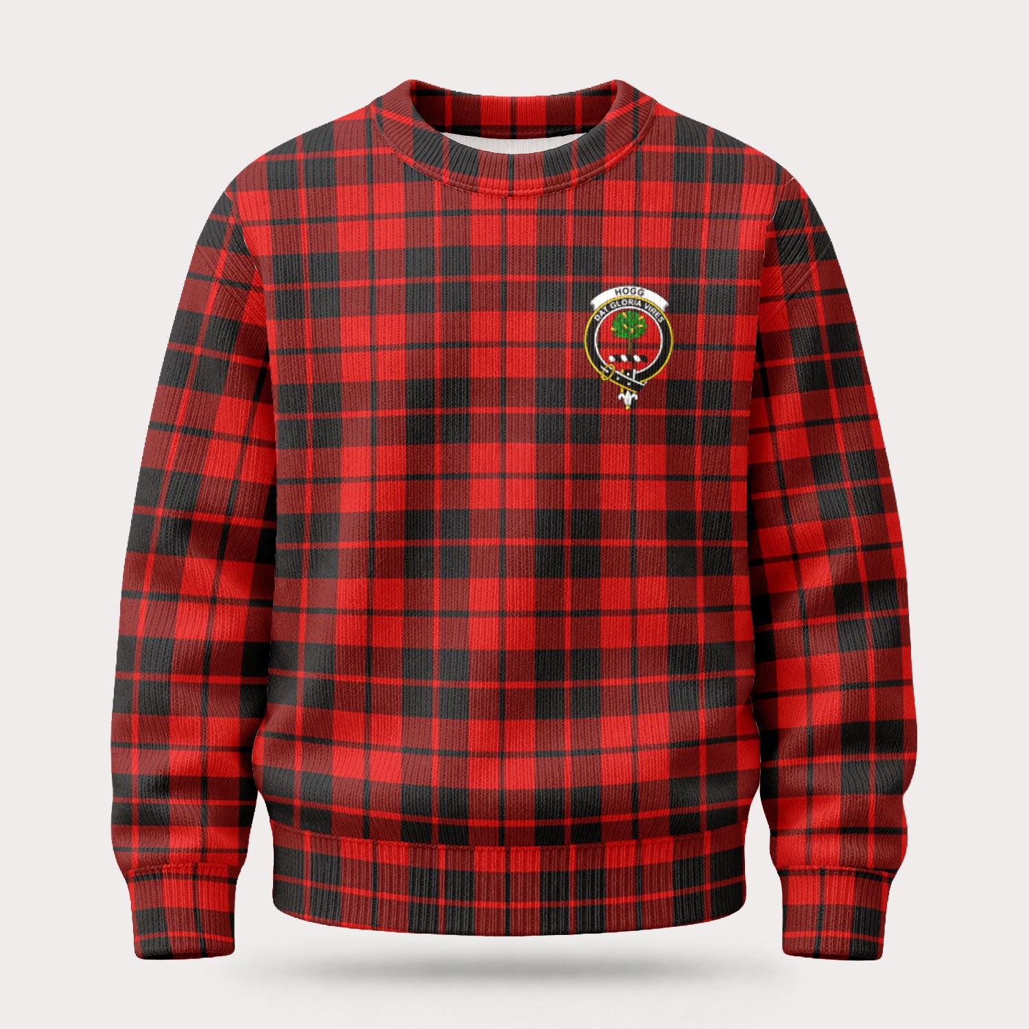 Hogg Tartan Crest Sweater