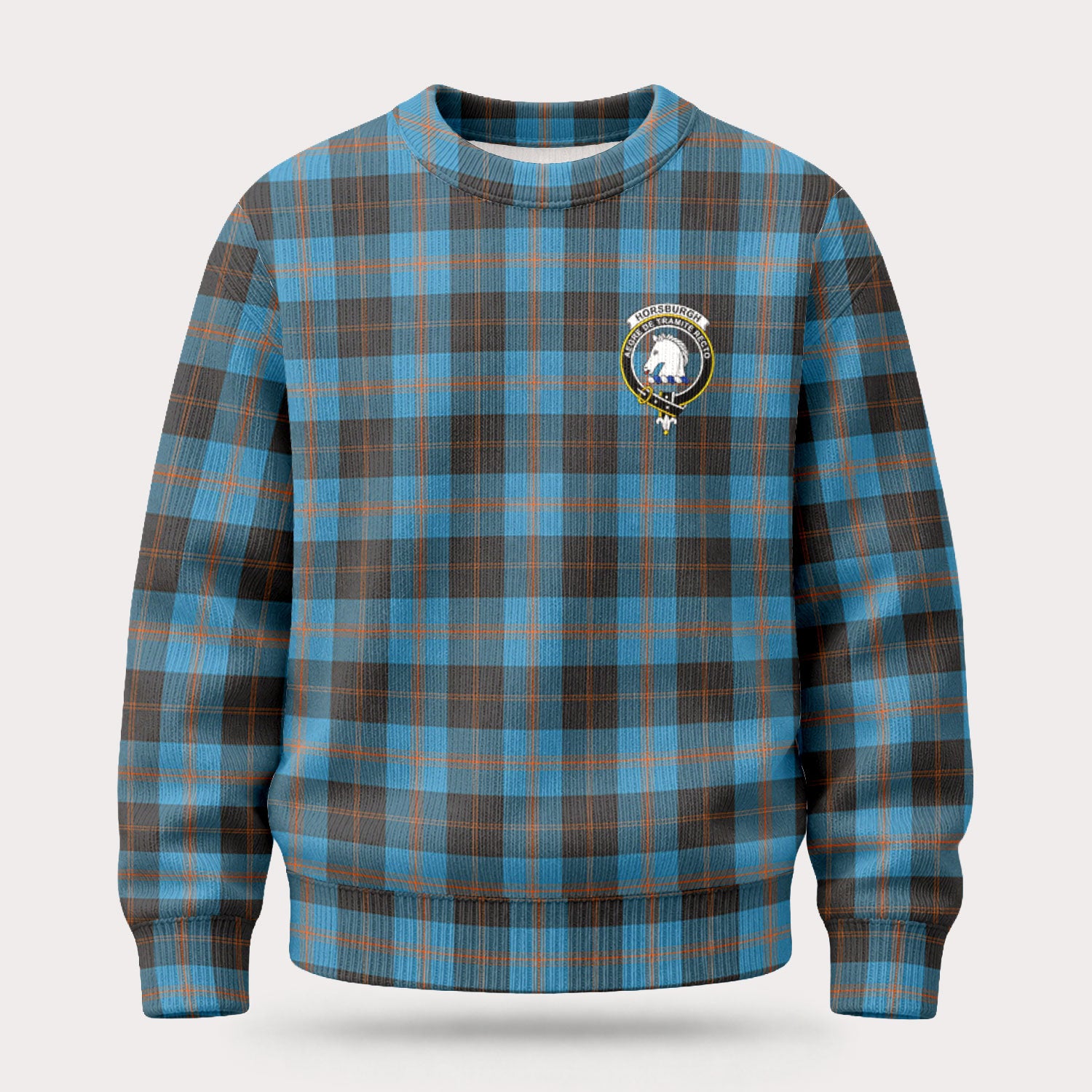 Horsburgh Tartan Crest Sweater