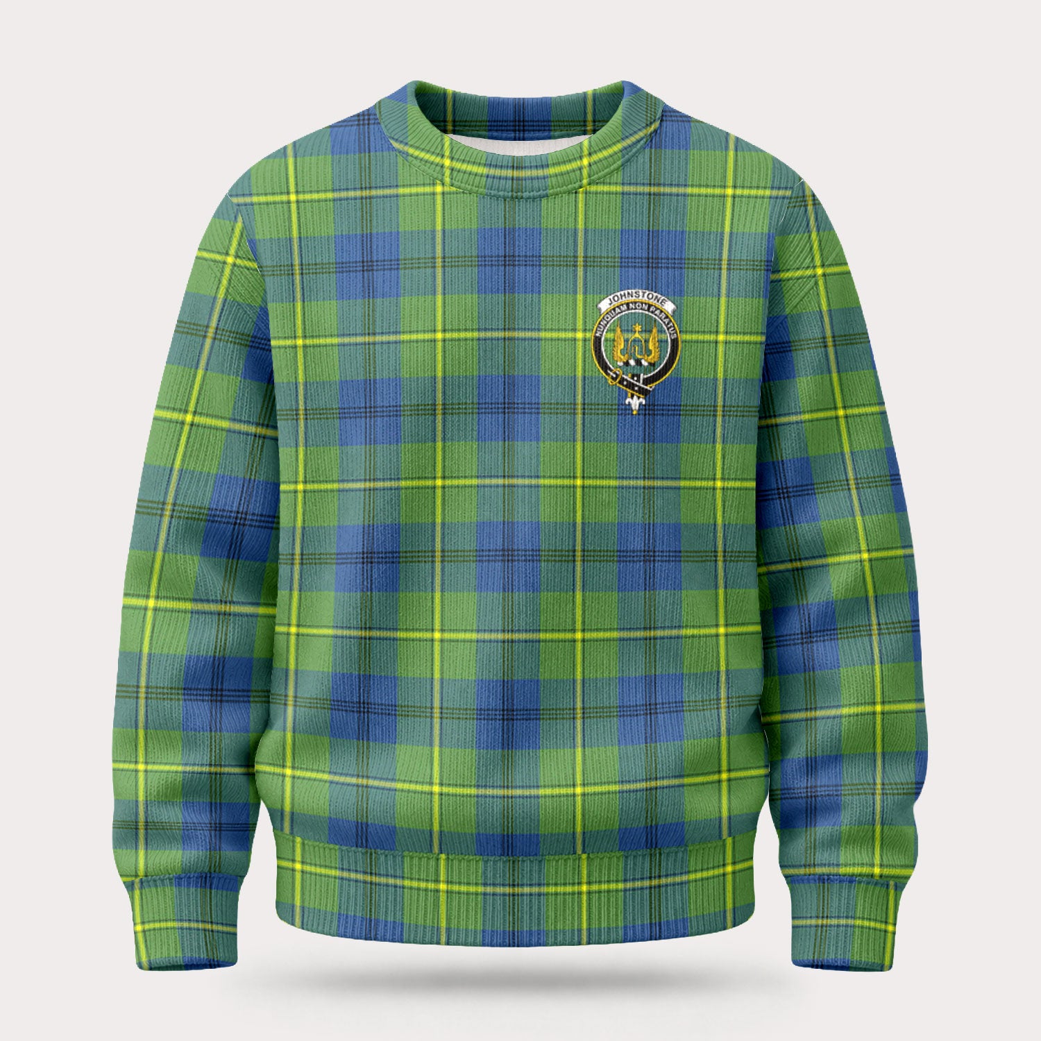 Johnstone Ancient Tartan Crest Sweater