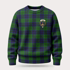 Keith Modern Tartan Crest Sweater