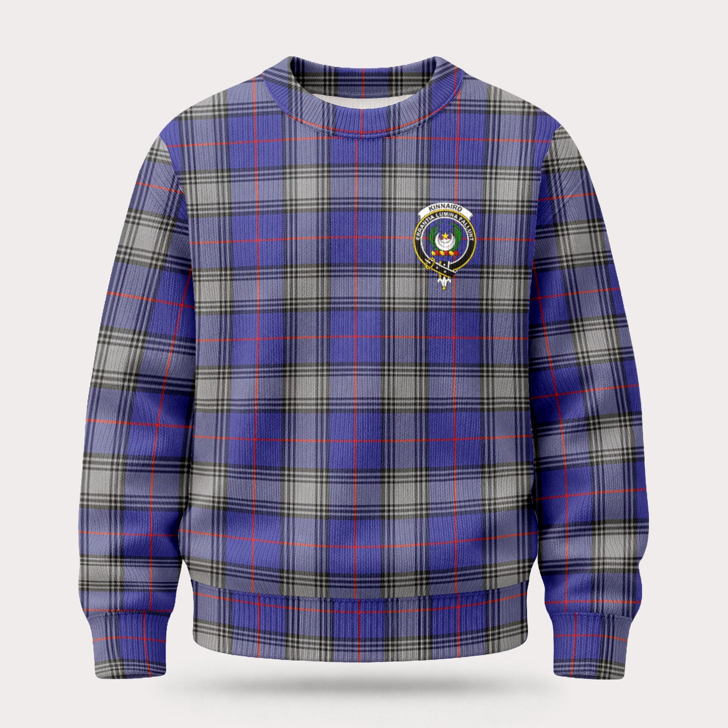 Kinnaird Tartan Crest Sweater