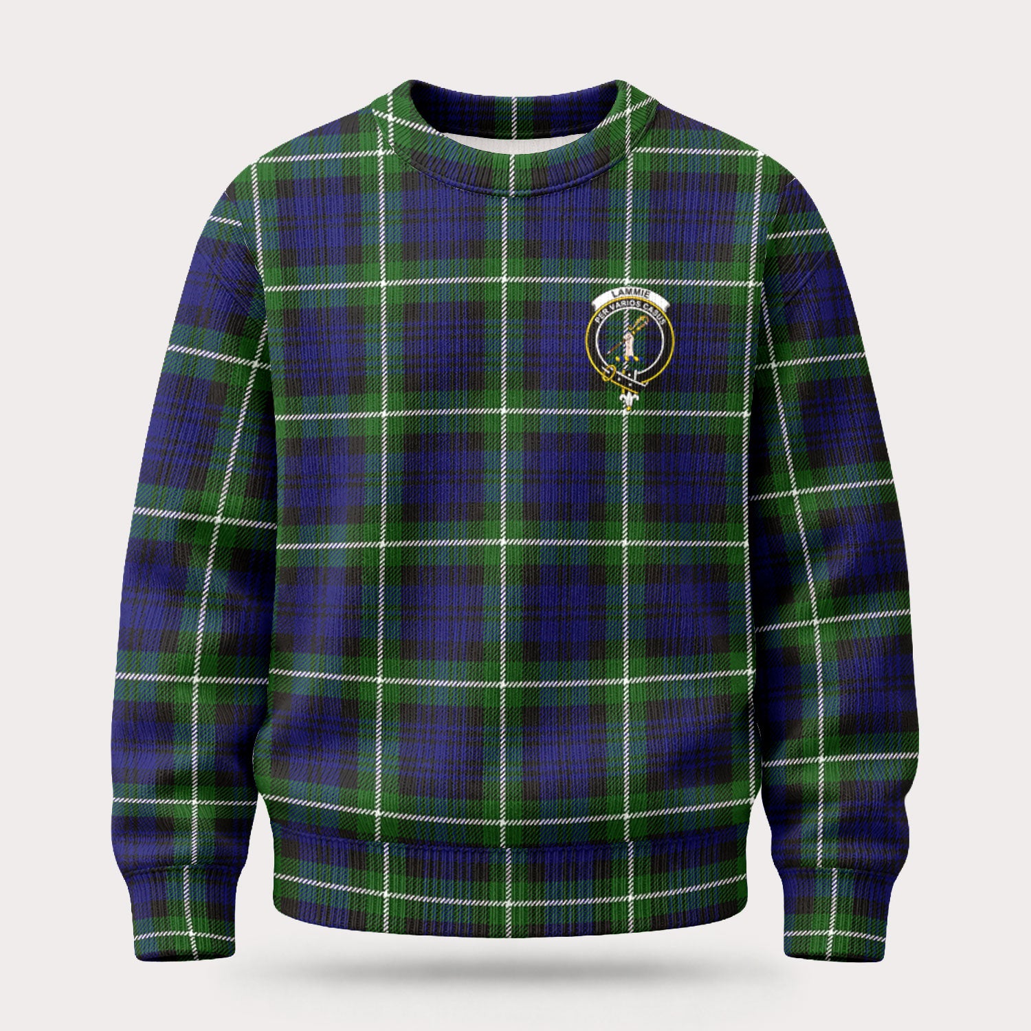 Lammie Tartan Crest Sweater