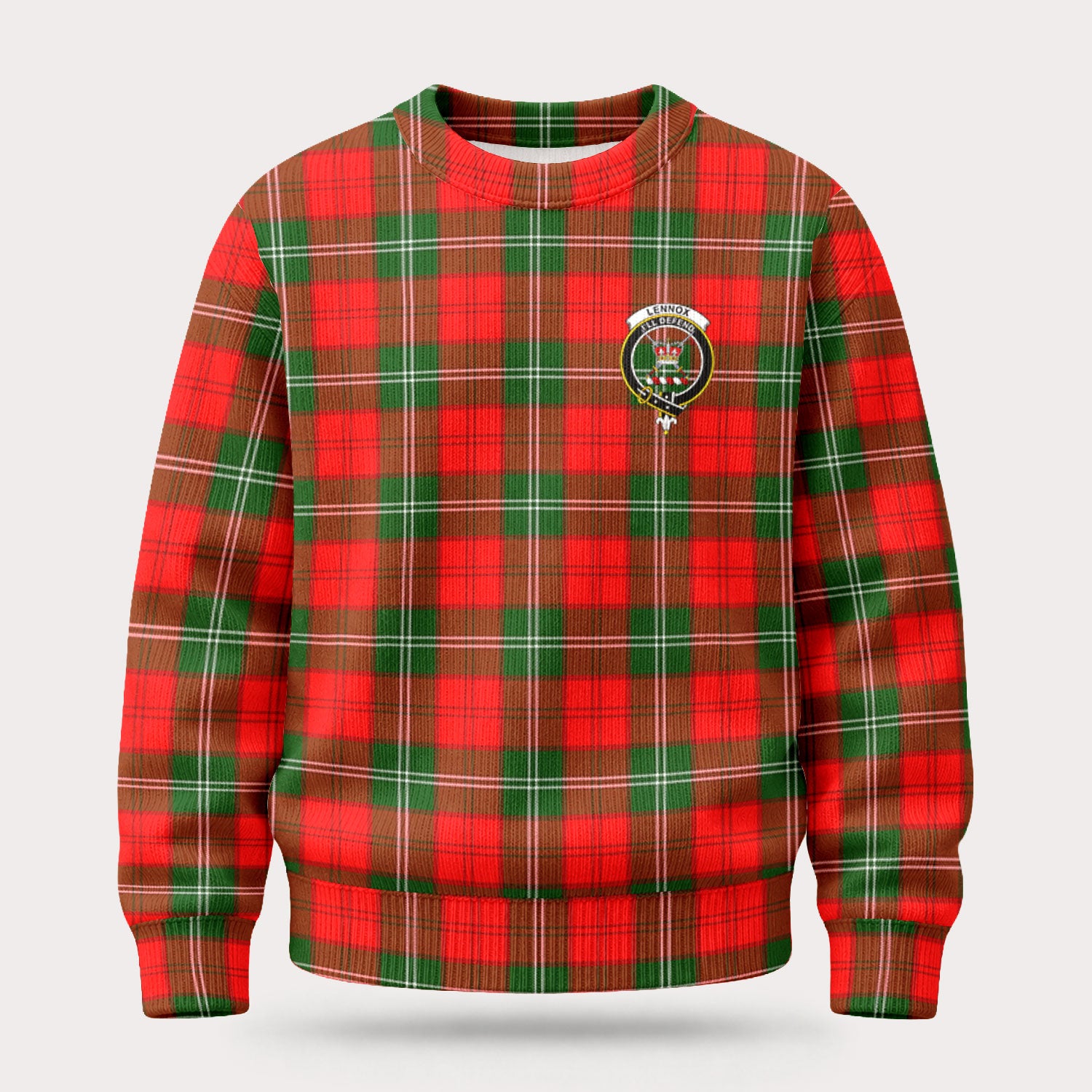 Lennox (Lennox Kincaid) Tartan Crest Sweater