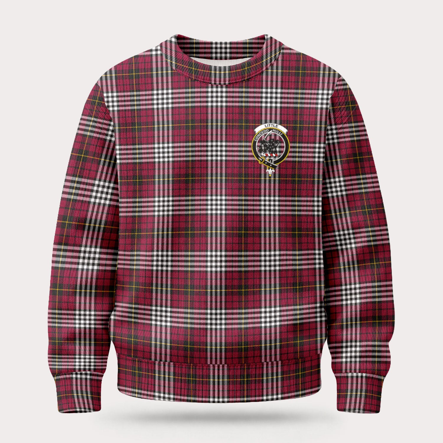 Little Tartan Crest Sweater