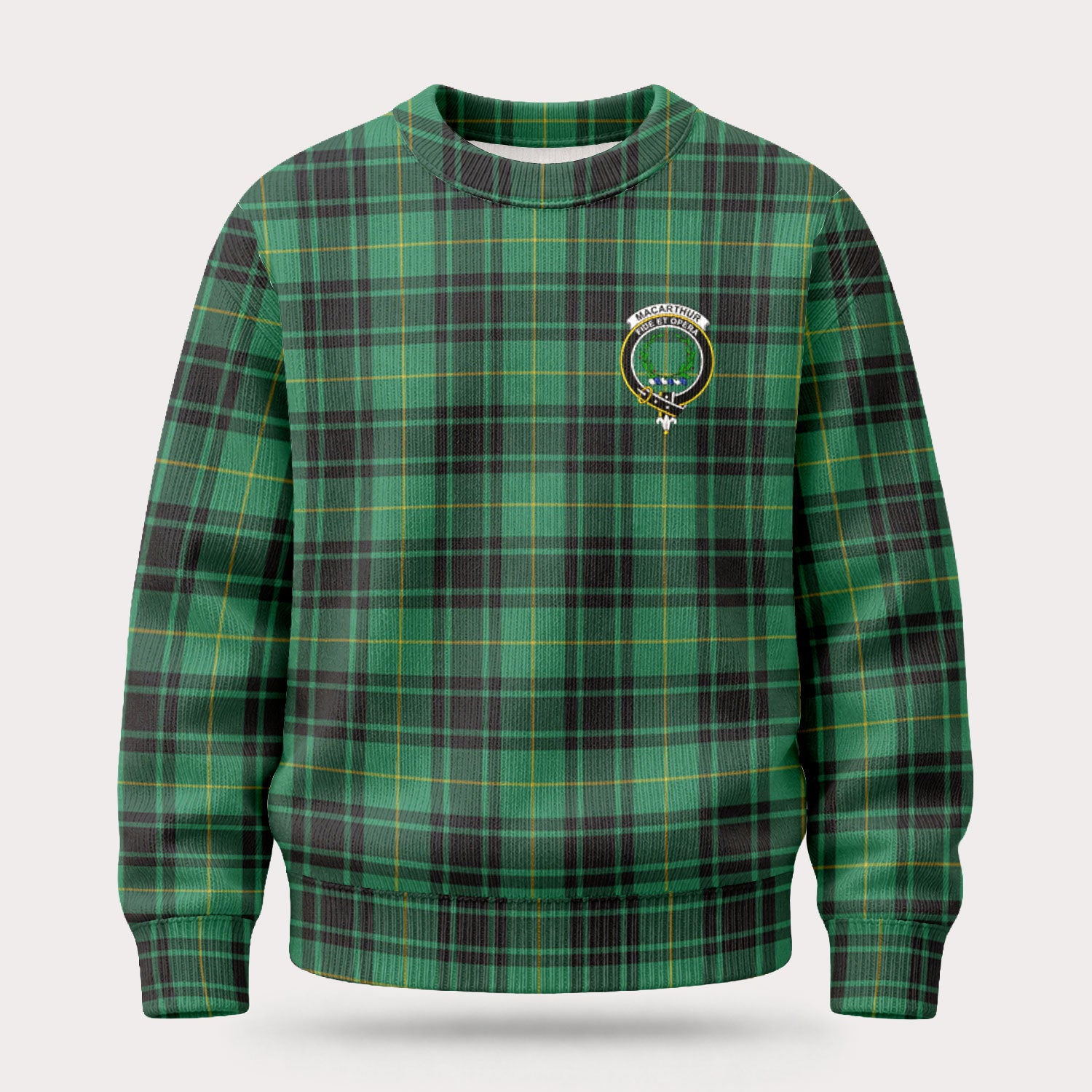 MacArthur Ancient Tartan Crest Sweater