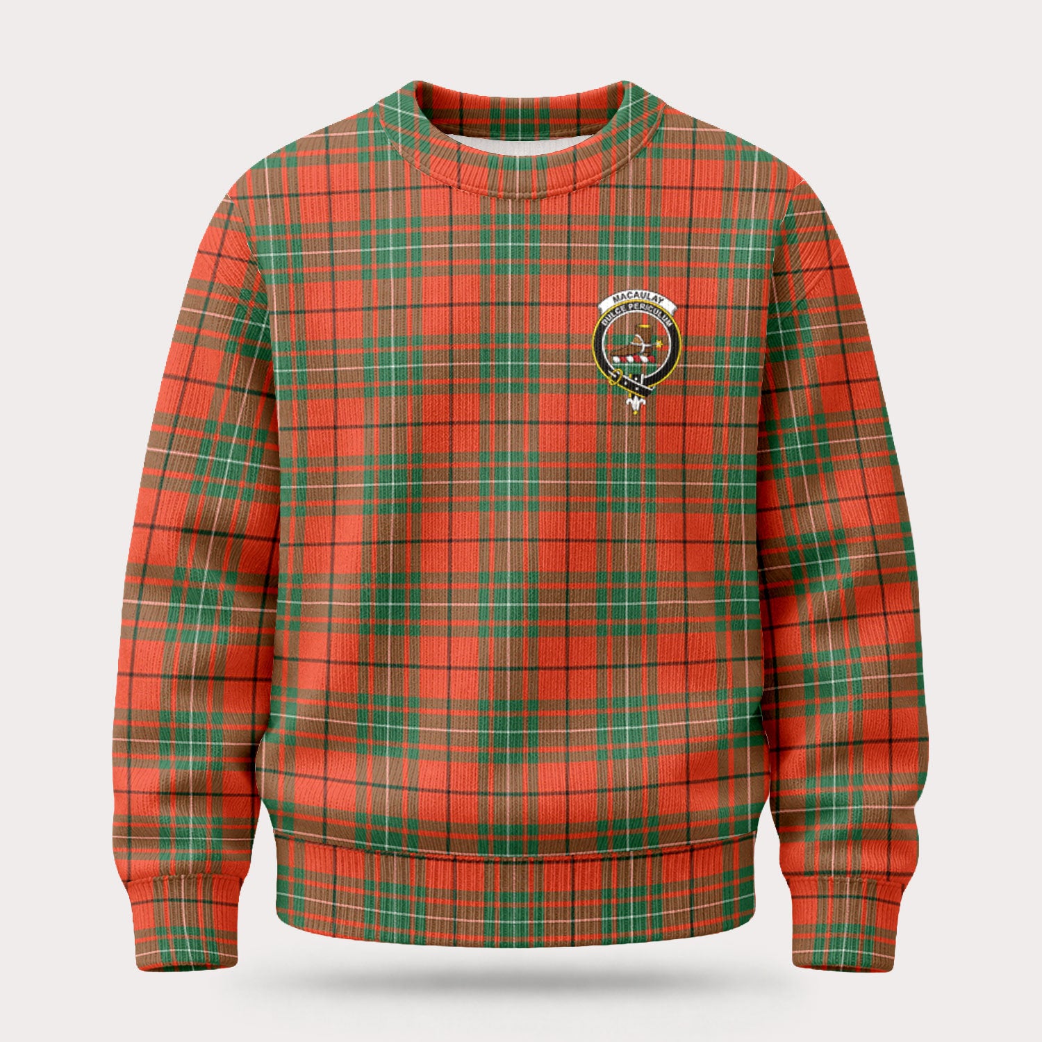 MacAulay Ancient Tartan Crest Sweater