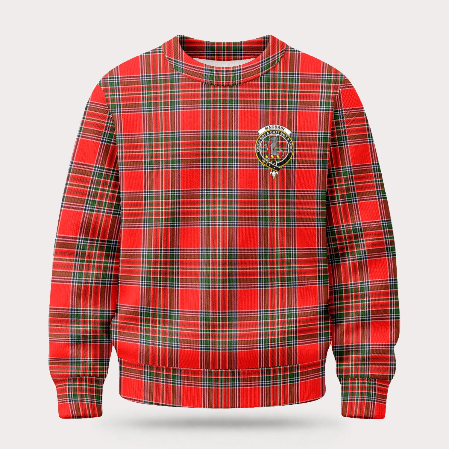 MacBain Tartan Crest Sweater