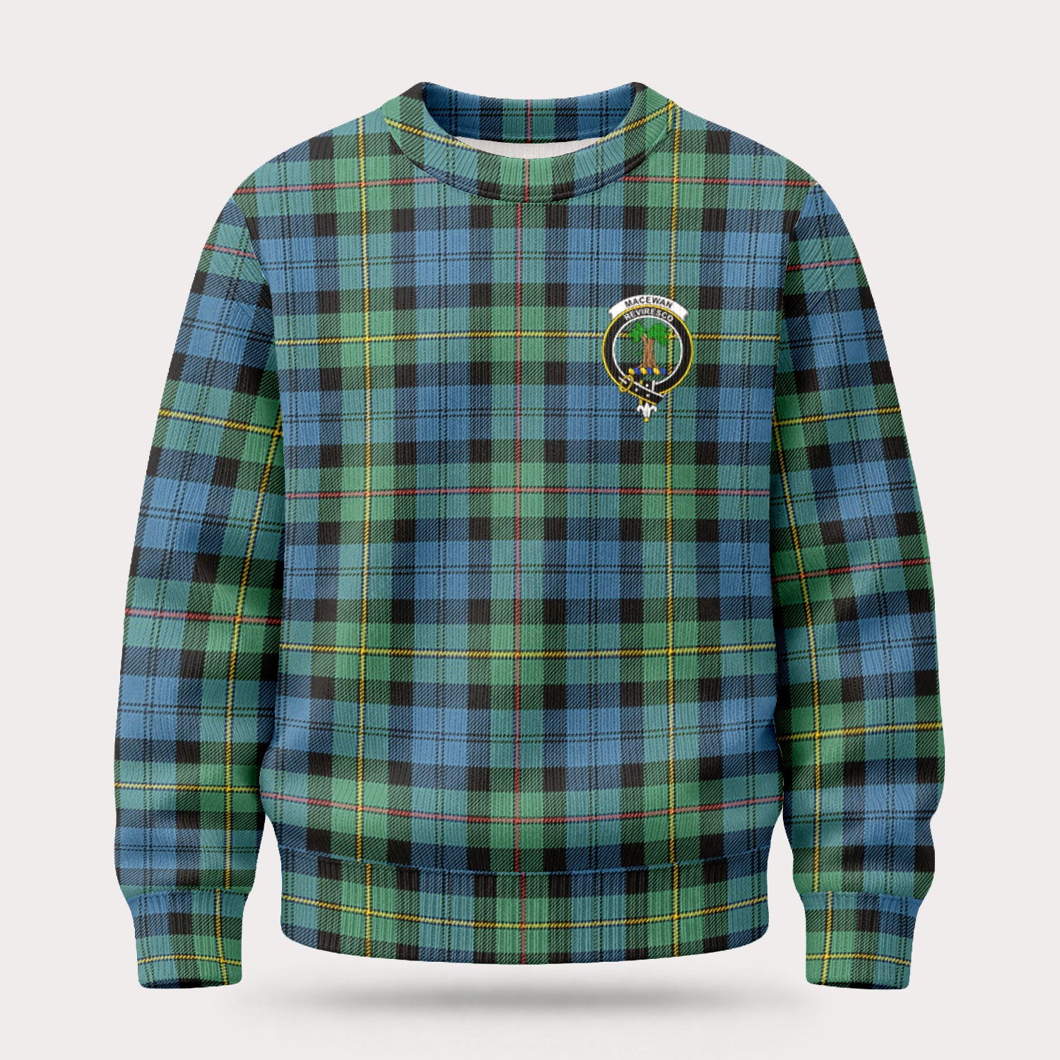 MacEwan Ancient Tartan Crest Sweater