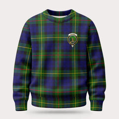 MacEwan Modern Tartan Crest Sweater