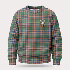 MacFarlane Hunting Ancient Tartan Crest Sweater