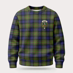 MacLaren Modern Tartan Crest Sweater