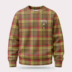 MacMillan Old Weathered Tartan Crest Sweater