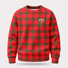 MacNab Modern Tartan Crest Sweater