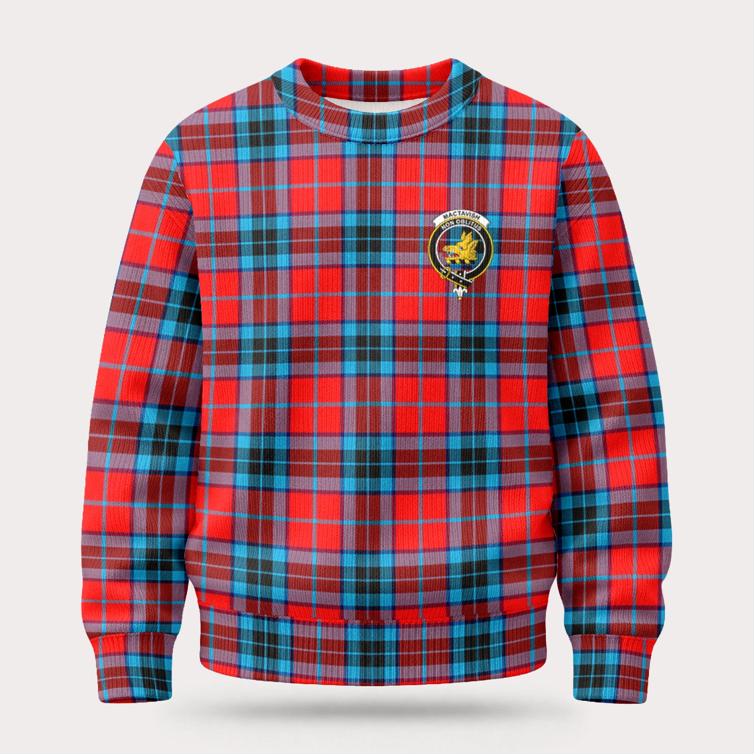 MacTavish Modern Tartan Crest Sweater