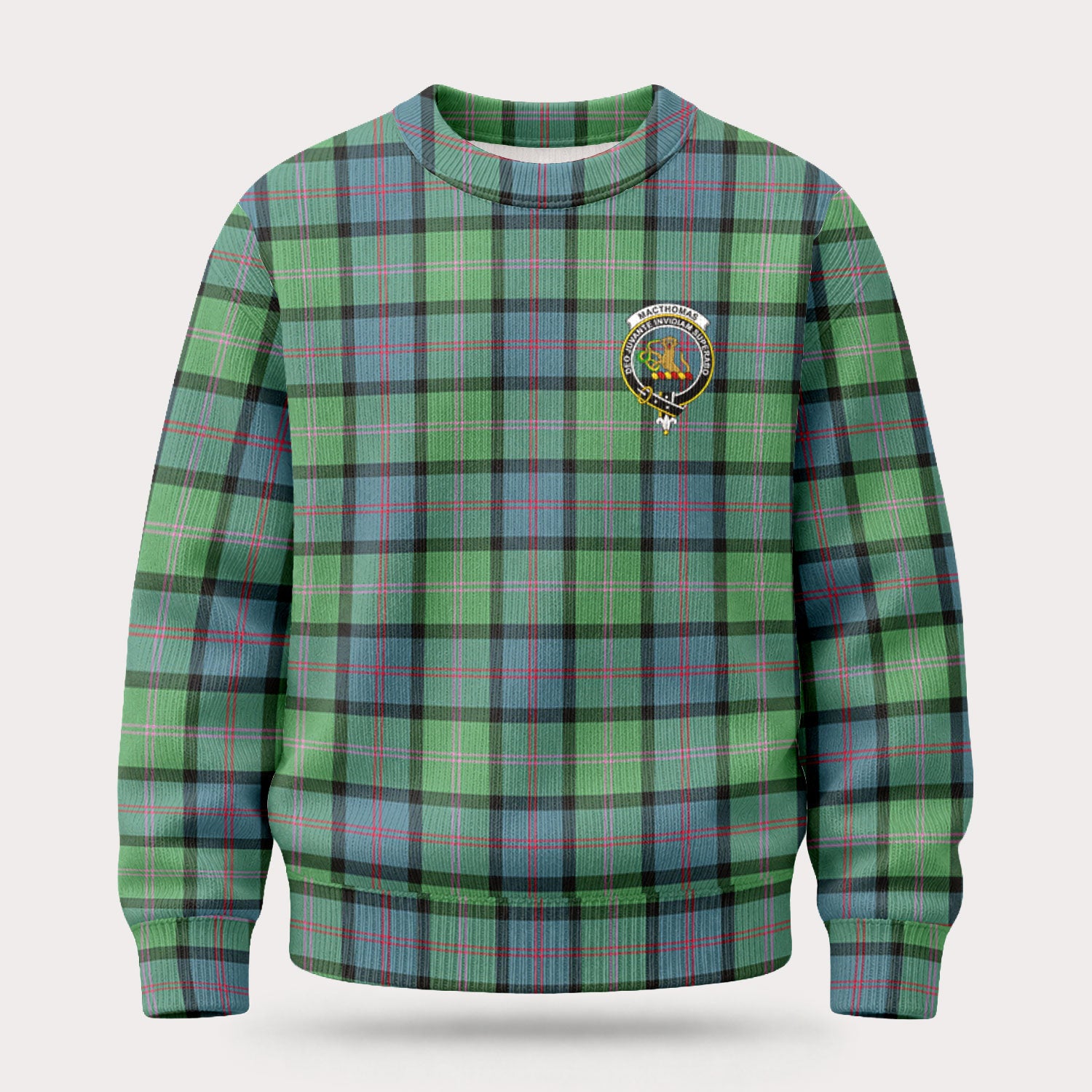 MacThomas Ancient Tartan Crest Sweater