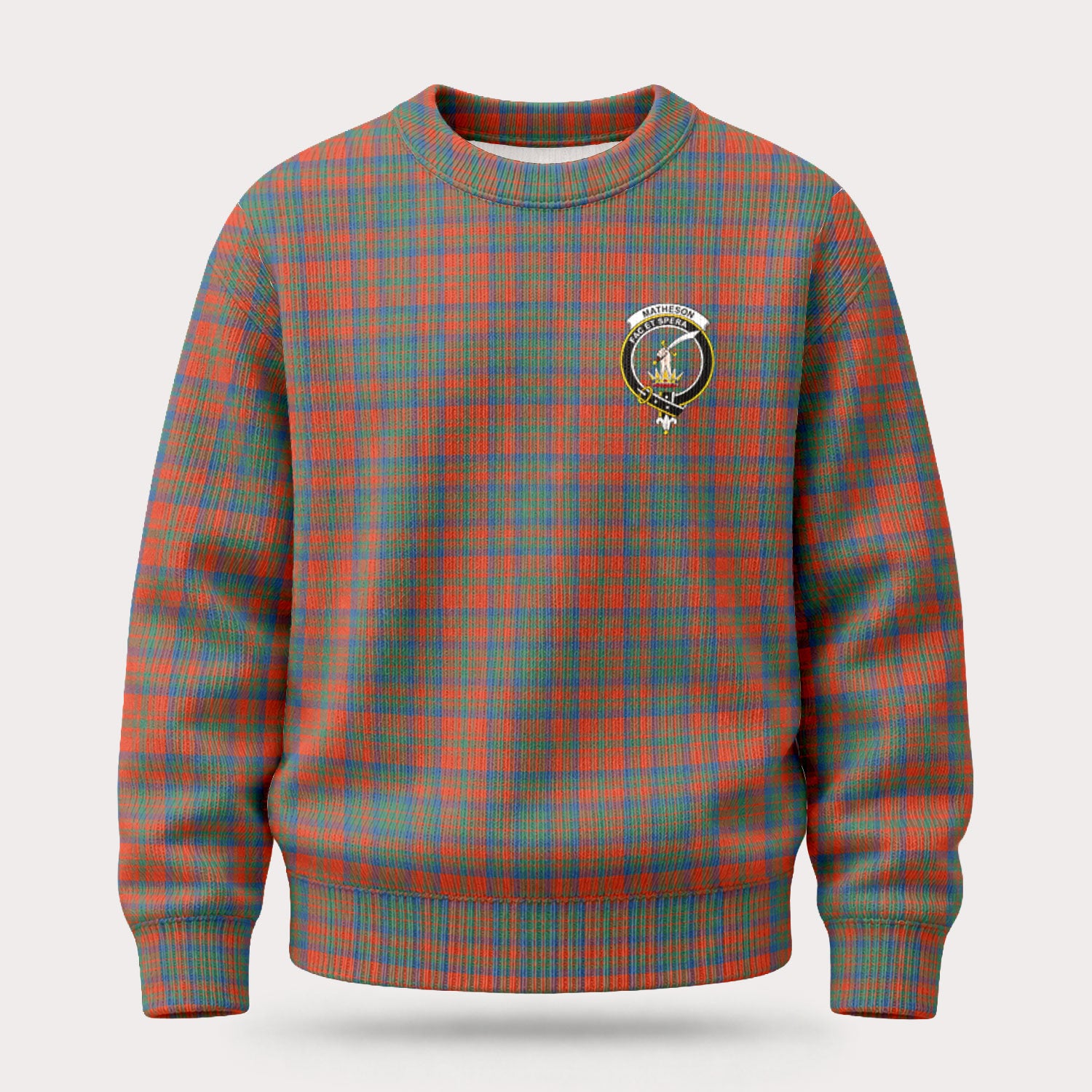 Matheson Ancient Tartan Crest Sweater