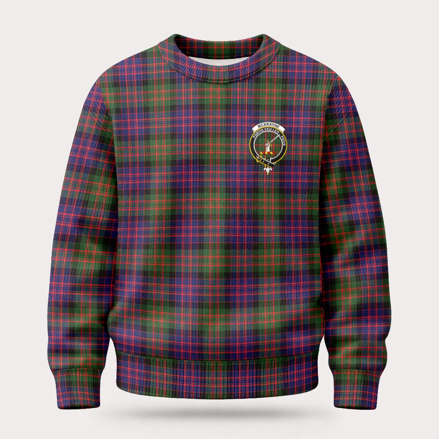 McBrayne Tartan Crest Sweater