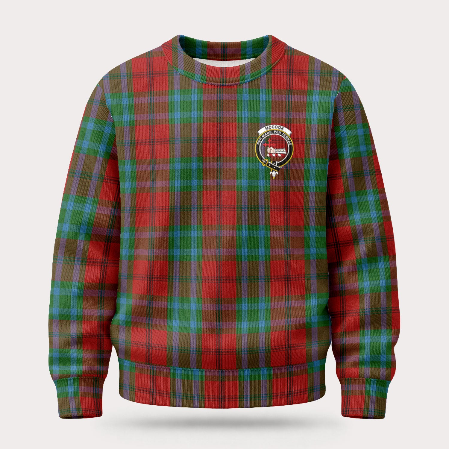McCook Tartan Crest Sweater