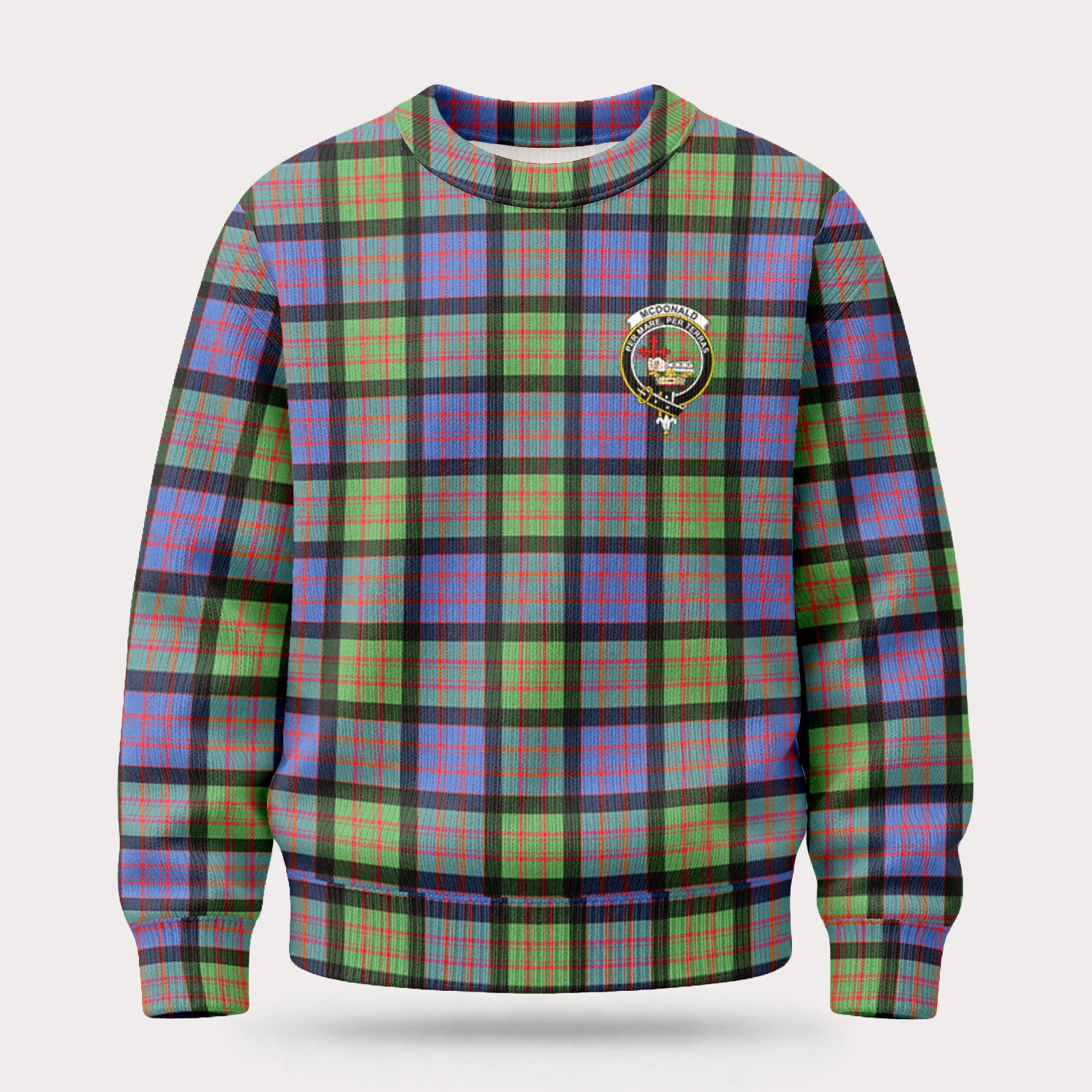 McDonald Ancient Tartan Crest Sweater