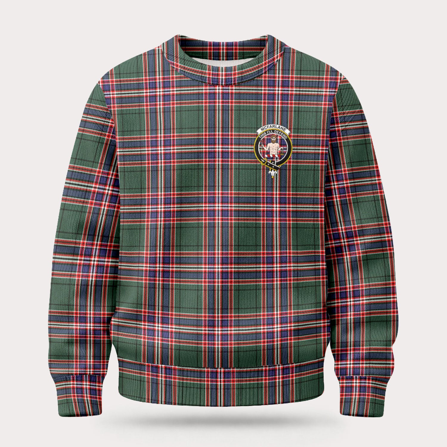 McFarlane Hunting Modern Tartan Crest Sweater