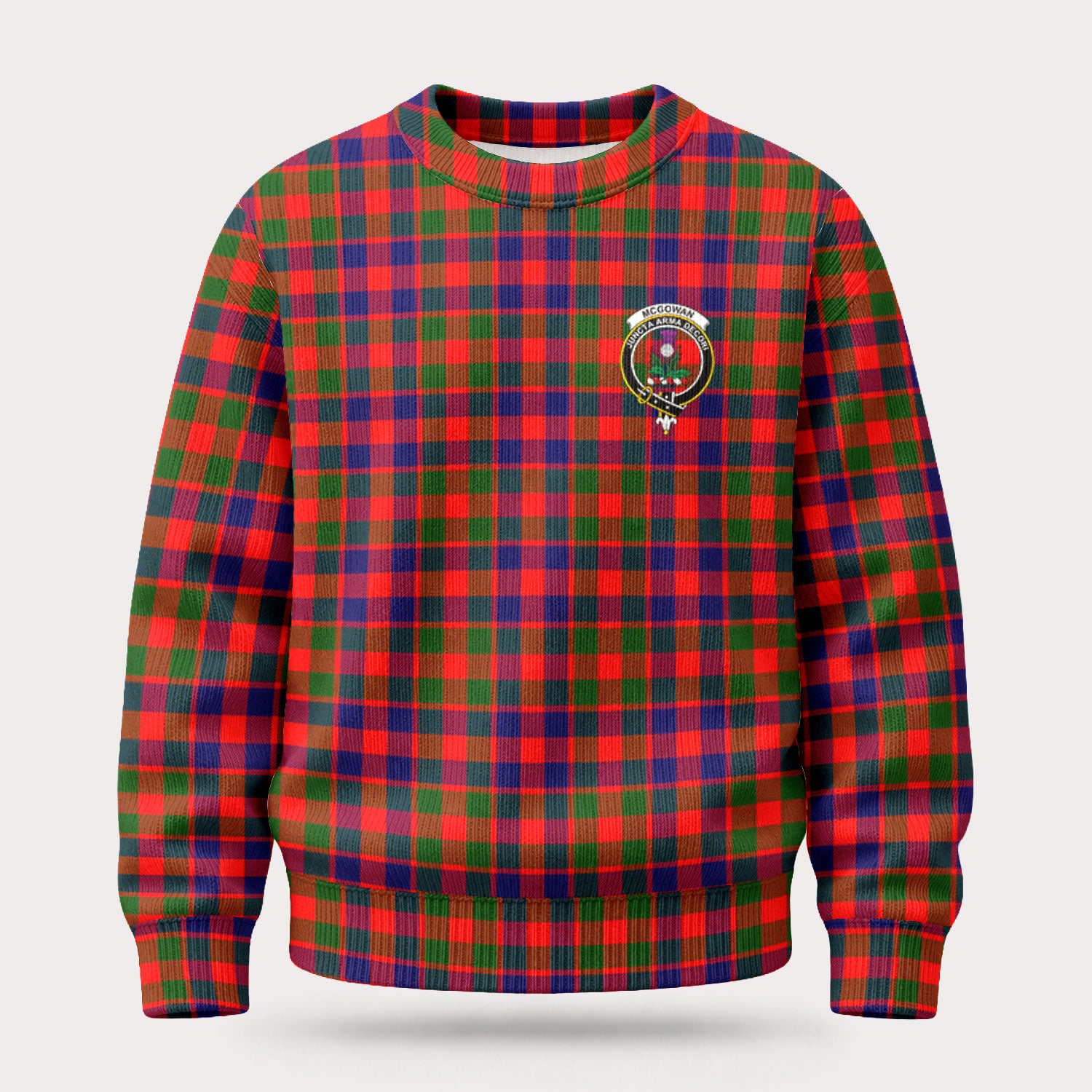 McGowan Tartan Crest Sweater
