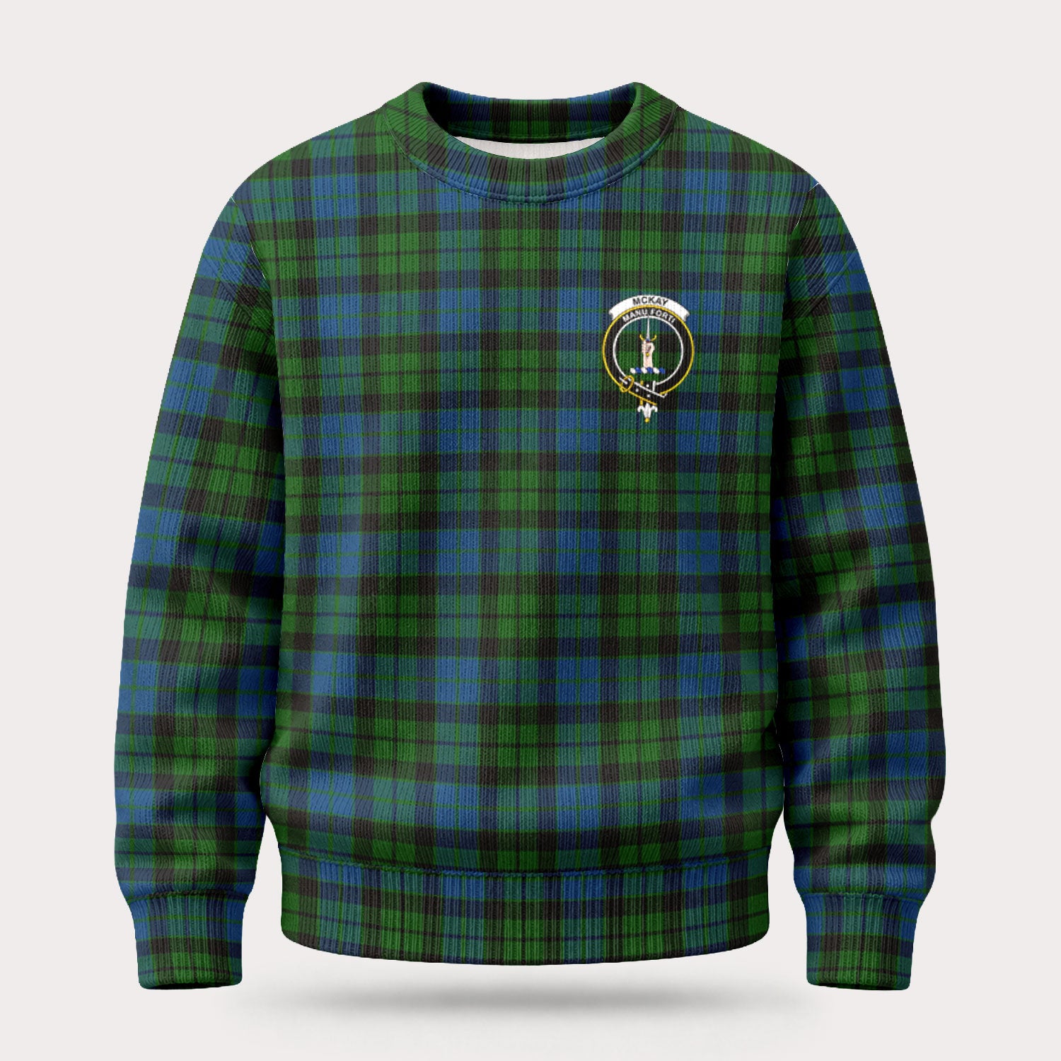 McKay Modern Tartan Crest Sweater