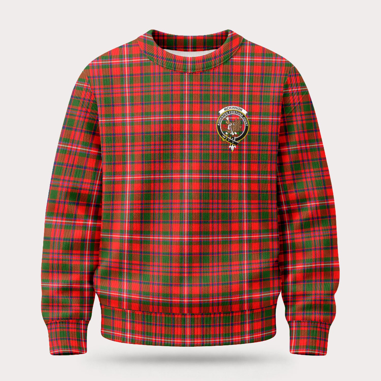 McKinnon Modern Tartan Crest Sweater