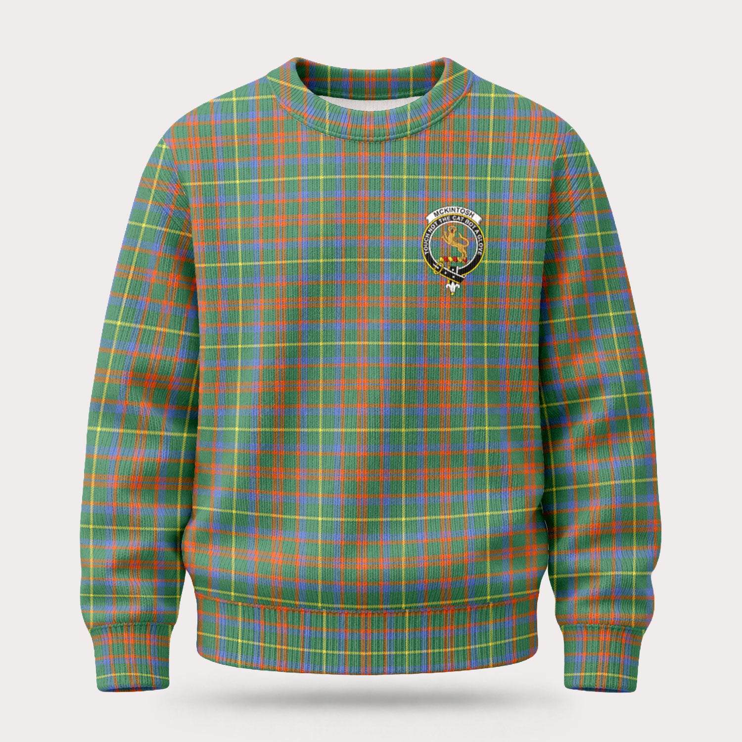 McKintosh Hunting Ancient Tartan Crest Sweater