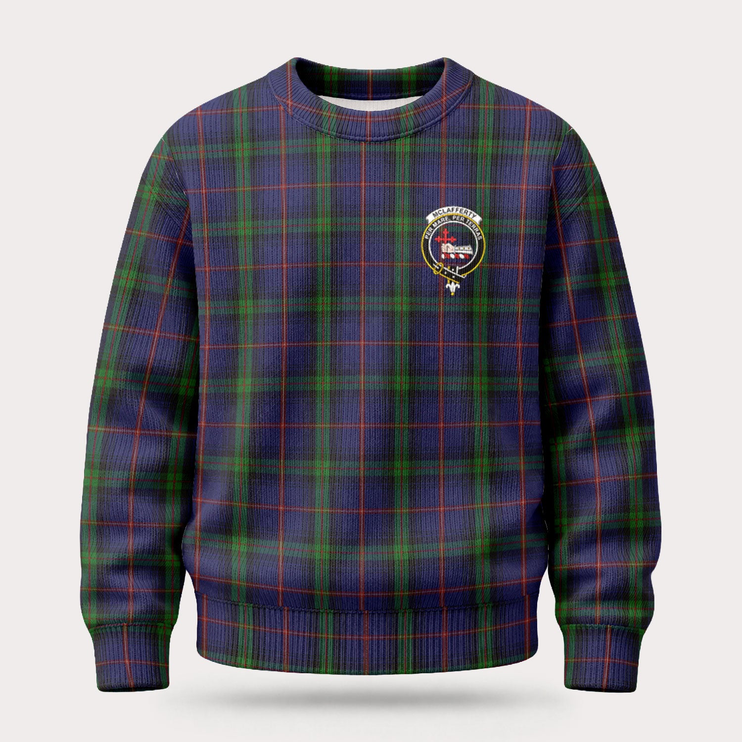 McLafferty Tartan Crest Sweater