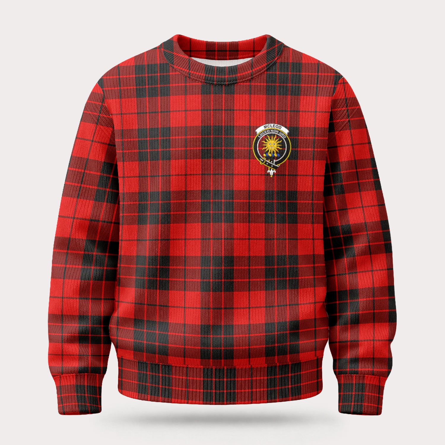 McLeod of Raasay Tartan Crest Sweater
