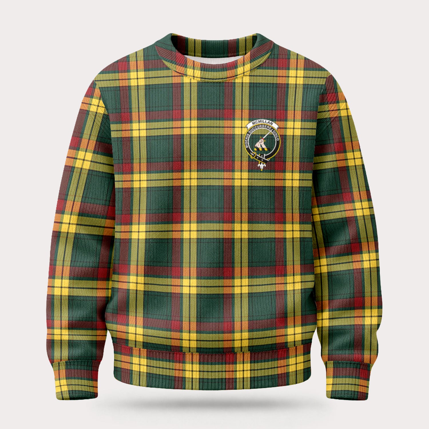 McMillan Old Modern Tartan Crest Sweater