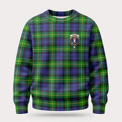 Meldrum Tartan Crest Sweater