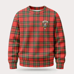 Monypenny Tartan Crest Sweater