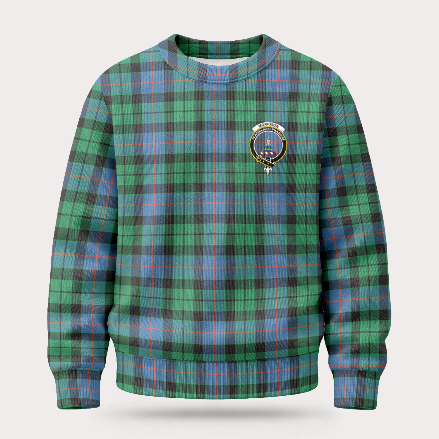 Morrison Ancient Tartan Crest Sweater