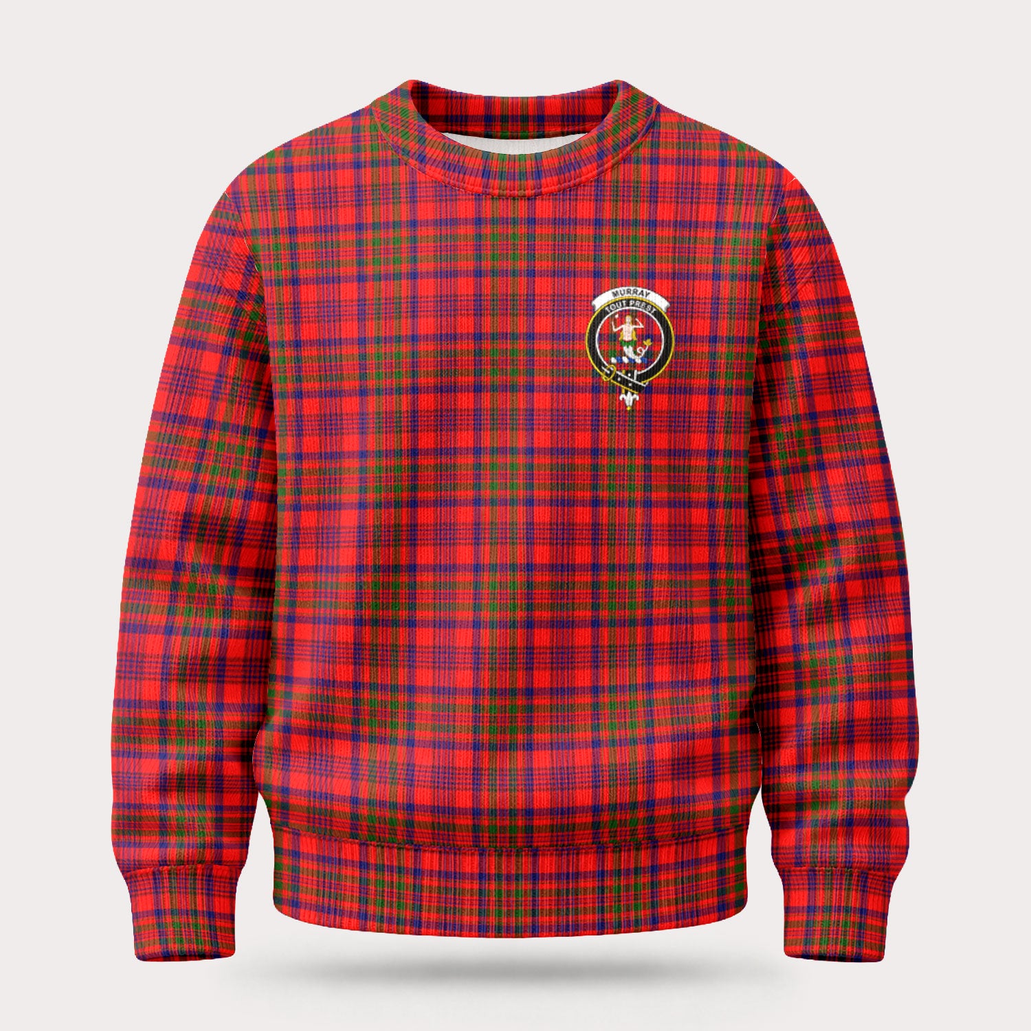 Murray (of Dysart) Tartan Crest Sweater
