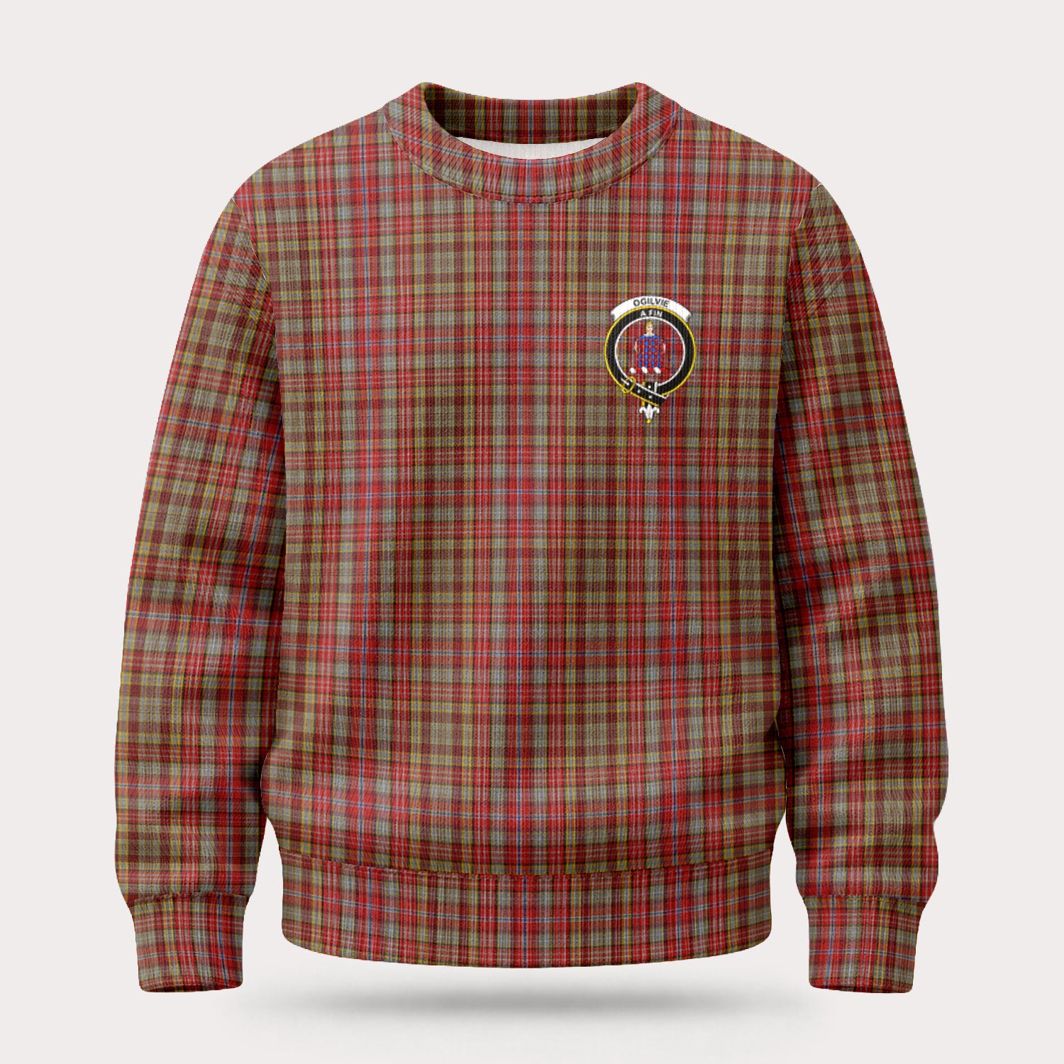 Ogilvie Tartan Crest Sweater