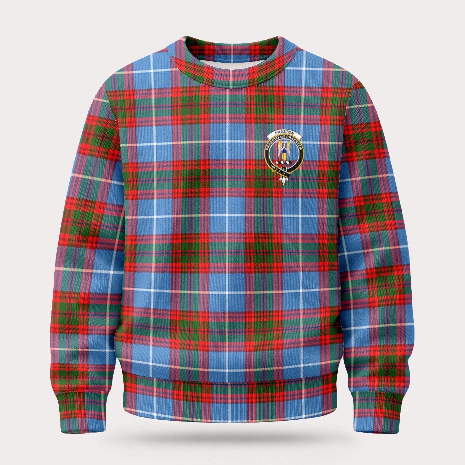 Preston Tartan Crest Sweater