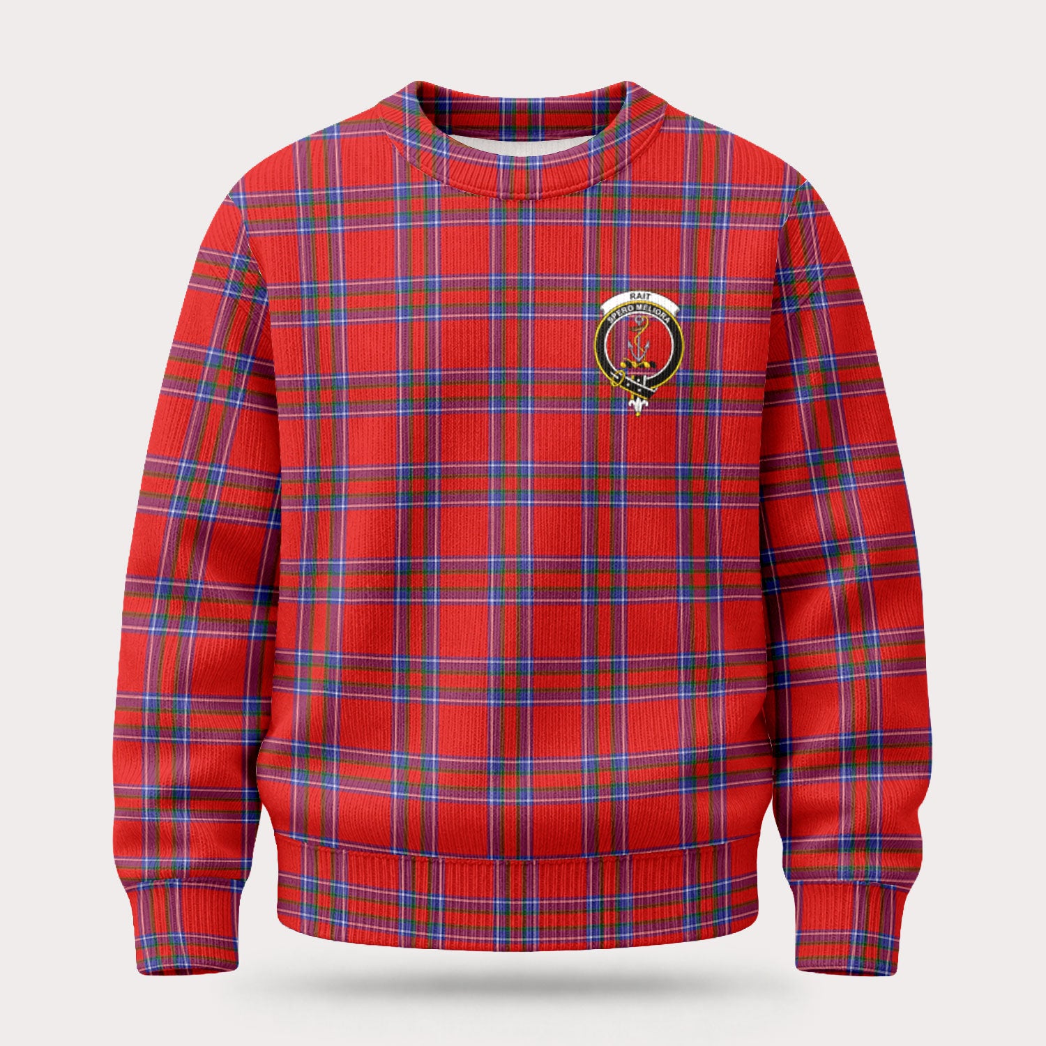 Rait Tartan Crest Sweater